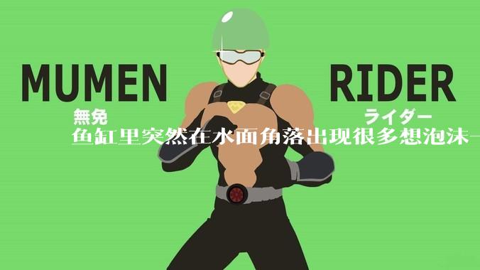 鱼缸里突然在水面角落出现很多想泡沫一样的气泡是怎么回事？