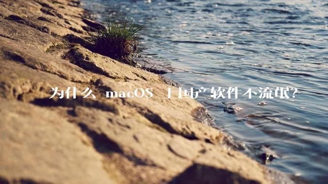 为什么 macOS 上国产软件不流氓？