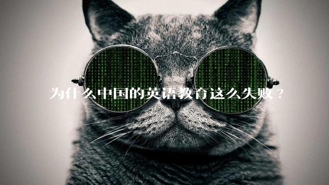 为什么中国的英语教育这么失败?