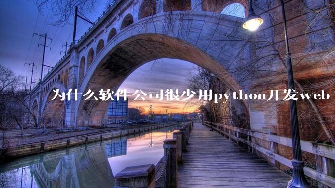 为什么软件公司很少用python开发web?
