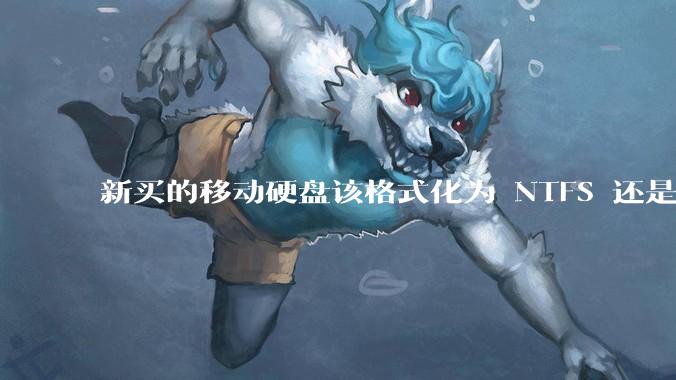 新买的移动硬盘该格式化为 NTFS 还是 exFAT？