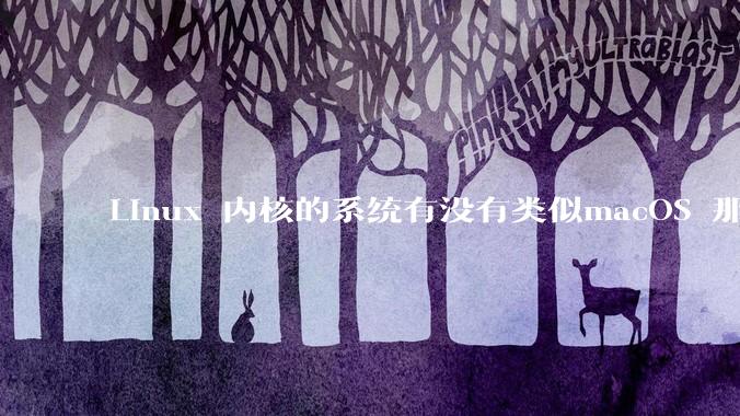 Linux 内核的系统有没有类似macOS 那样漂亮流畅的桌面环境的发行版本?