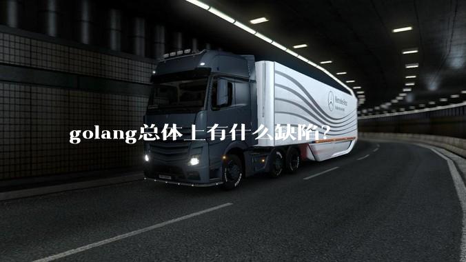 golang总体上有什么缺陷？